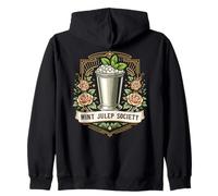 Mint Julep Society Derby Party Design Zip Hoodie