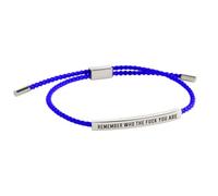 Mint & Lily Bold Remember Who the Fck You Are Inspire Bracelet, Band Color: Lemon Yellow, Stainless Steel, no gemstone