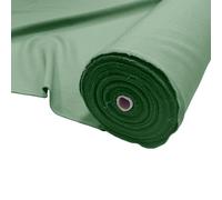 Mint Plain Bi-Stretch Polyester Fabric 170 GSM Weight 150cm Wide - Dressmaking Material for Trousers, Suits & Workwear - Panama Weave Sewing Fabric - 2 Metre (200cm x 150cm)