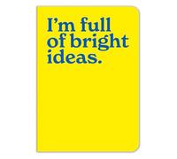 Mint Publishing Funny A5 Notebook for Men or Women - Full of Bright Ideas Joke - 160 Lined Pages - Adult Humour - Premium Gift Stationery for Friend or Family Member - Vibrant Writing Journal