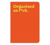 Mint Publishing Funny A5 Notebook - Rude 'Organised As' Joke - Vibrant Writing Journal