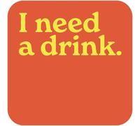 Mint Publishing Funny Coaster, Amusing Alcohol Joke