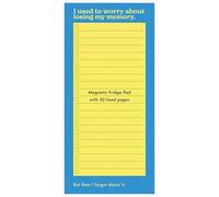 Mint Publishing Funny Rude Magnetic Fridge Notepad for Men or Women - Offensive Memory Loss Joke - Adult Humour - Novelty Stationery for Friend or Family Member - Vibrant To-Do Planner