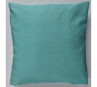 Mint Size 18x18 Inches Plain Poly Cotton Cushion Cover Solid Blank Square Cushion Covers Decorative Cushion Case Throw Pillow cases for Bedroom Living Room Sofa Bed Car Seat Floor