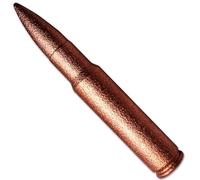 MINT STATE GOLD 50 Caliber 8 oz Copper Bullet Replica - .999 Pure