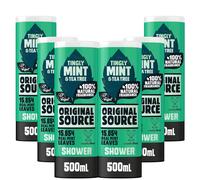 Mint & Tea Tree Shower Gel 6x500ml, Vegan & CrueltyFree, Paraben Free