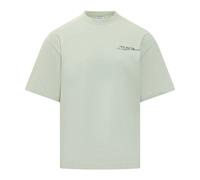 Mint Type Arrow Cotton T-Shirt - male - Off White - T-Shirts - Green - 2XS - Tops 2XS