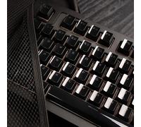 mintcaps Keycaps, Crystal Jelly Black Keycaps Shine Through Translucent Custom Keyboard Keycap Set 134Keys, OEM Profile Cute Key caps for 60%/65%/75%/80%/95%/100% Cherry Gateron MX Mechanical