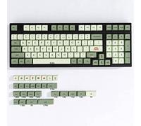 mintcaps Matcha Green PBT Keycaps Set 124 Keys XDA Profile Cute Keycaps Custom Dye-Sublimation Keyboard Keycaps for 60% 65% 70% 75% 100% Cherry Gateron MX Switches Mechanical Keyboards
