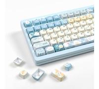 mintcaps PBT Keycaps 131 Keys MOA Profile Keycap Dye-Sublimation Keycaps Set Custom Keycap for Cherry Gateron MX Swithes Mechanical Keyboards