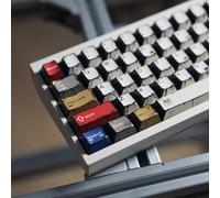 mintcaps PBT Keycaps - Retro Japanese Manga Theme Keycaps Set,141 Keys Cherry Profile Dye-Sub Custom Keycap for 60%, 65%,75%,100% Cherry MX Mechanical Keyboard