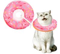 MintCat Cat Cone Collar Soft, Adjustable Recovery Cone for Wound Healing, Kitten Cat Donut to Stop Licking, Elizabethan Collar Pet Cones for Cats Kittens After Surgery-Medium