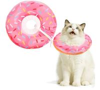 MintCat Cat Cone Collar Soft for Wound Healing, Adjustable Kitten Cat Donut Recovery Cone to Stop Licking, Elizabethan Collar Pet Cones for Cats Kittens After Surgery-Large