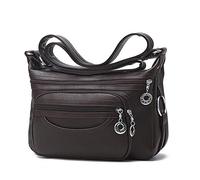 MINTEGRA Women Crossbody Bag Leather Handbag Pocketbook Lightweight Shoulder Purse