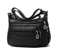 MINTEGRA Women Crossbody Bag Leather Handbag Pocketbook Lightweight Shoulder Purse
