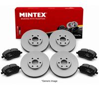 Mintex Front & Rear Brake Discs & Pads fits Ford Mondeo V Turnier 2014-2022