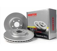 Mintex MDC855 Rear Brake Discs x2 278mm Diameter Solid 9mm Thickness Replacement