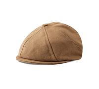 mintgreen Baby Boys Newsboy Cap Infant Wool Christening Herringbone Page Boy Flat Baker Boy Hat, Camel, 6-8 Years