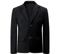 mintgreen Boys Suit Jacket, Kid Wedding Blazer, Black, 13-14 Years, 14