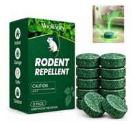 MintGuard Rodent Deterrent,Natural Scent-Based Mouse and Rat Repellent | Peppermint &Lemon Oil Repellent for Home for Lofts, Garages, Sheds, Caravans and Other Indoor or Outdoor Areas