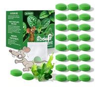Mintguard Rodent Deterrent, Peppermint &Lemon Oil Repellent for Home，24PC | Natural Scent-Based Mouse and Rat Repellent for Pets & Family - Long-Lasting Indoor & Outdoor Protection for Garage