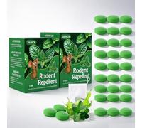 Mintguard Rodent Deterrent, Peppermint &Lemon Oil Repellent for Home，48PC | Natural Scent-Based Mouse and Rat Repellent for Pets & Family - Long-Lasting Indoor & Outdoor Protection for Garage