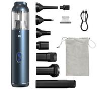Minthouz Super-Mini Car Vacuum Cleaner Cordless, 15000PA Strong Suction Handheld Vacuum Cordless with LED Light, 2H Quick QC 3.0 Fast Charging, Portable Small Vacuum for Car, Home, Office, Corners