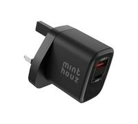 Minthouz USB C Plug for Samsung/iPhone Charge,PD 35W 2-Port GaN USB Plug UK,Fast Charger Compatible with iPhone 17/17 Air /17 Pro/17 Pro Max/17 SE, 16/15/14/14 Series, Galaxy, iPad(No Cable) (35W)