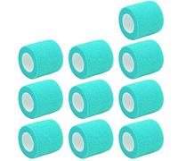 Mintice 10 Rolls Self Adhesive Cohesive Wrap Bandages Elastic First Aid Tape Adherent Light Green for Wrist Ankle Sport 2 Inch X 5 Yards