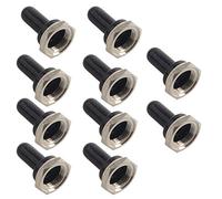 Mintice™ 10 X Black 12mm Rubber Rocker Toggle Switch Knob Hat Waterproof Boot Cover Cap