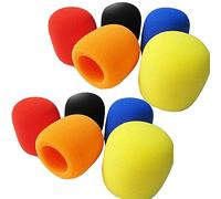 Mintice 10 X Colors Handheld Stage Microphone Windscreen Foam Mic Cover Karaoke DJ