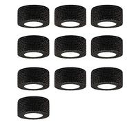 Mintice 10 X Self Adhesive Cohesive Wrap Bandages Strong Elastic First Aid Tape Black Color for Wrist Ankle Sport 4.5mx2.5cm