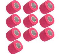 Mintice 10 X Self Adhesive Cohesive Wrap Bandages Strong Elastic First Aid Tape Pink Color for Wrist Ankle Sport 4.5mx5cm