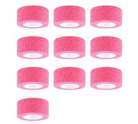 Mintice 10 X Self Adhesive Cohesive Wrap Bandages Strong Elastic First Aid Tape Pink Color for Wrist Ankle Sport 4.5mx2.5cm