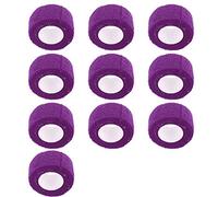 Mintice 10 X Self Adhesive Cohesive Wrap Bandages Strong Elastic First Aid Tape Purple Color for Wrist Ankle Sport 4.5mx2.5cm