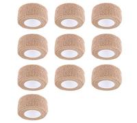 Mintice 10 X Self Adhesive Cohesive Wrap Bandages Strong Elastic First Aid Tape Skin Color for Wrist Ankle Sport 4.5mx2.5cm