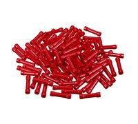 Mintice 100 X Red Copper Butt Insulated Terminal Connectors 16-22 Gauge AWG Crimp Wire Electrical Cable Crimp BV1.25
