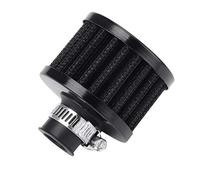 Mintice 12mm Mini Black Auto Air Filter Car Cone Cold Air Intake Filter | Universal Motor Turbo Vent Clean Vehicle Motorcycle Engine Air Filter Cleaner Replacement