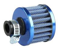 Mintice 12mm Mini Blue Auto Air Filter Car Cone Cold Air Intake Filter | Universal Motor Turbo Vent Clean Vehicle Motorcycle Engine Air Filter Cleaner Replacement