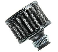 Mintice 12mm Mini Carbon Fiber Car Cone Cold Clean Air Intake Filter | Universal Auto Air Filter Turbo Vent Vehicle Motorcycle Engine Air Filter Cleaner Replacement