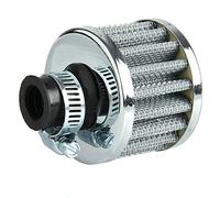 Mintice 12mm Mini Sliver Universal Car Motor Cone Cold Clean Air Intake Filter Turbo Vent Vehicle