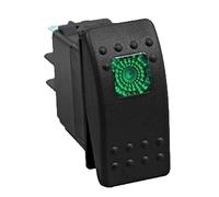 Mintice™ 12V 20A Waterproof Car Vehicle Green LED Bar Light Push Button Toggle Switch 3Pin