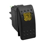 Mintice™ 12V 20A Waterproof Car Vehicle Yellow LED Bar Light Push Button Toggle Switch 3Pin