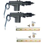 Mintice 2 X Black Car Plastic Heavy Duty Power Door Lock Actuator 2 Wire | Universal 12V Door Lock System Anti Theft