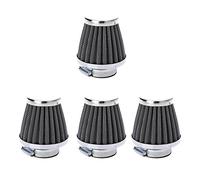 Mintice 4 X 50mm Mini Universal Car Motor Cone Cold Clean Air Intake Filter | Washable Reusable Turbo Vent Vehicle Motorcycle Engine Air Filter Cleaner Replacement