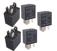 Mintice 5 X 30A 12V 5Pin Car Vehicle Auto Relay Kit For Electric Fan Fuel Pump Heavy Duty SPDT