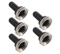 Mintice™ 5 X Black 12mm Rubber Rocker Toggle Switch Knob Hat Waterproof Boot Cover Cap