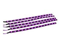 Mintice™ 5 X Purple 12V 15 Led 30cm Car Auto Vehicle Grille Flexible Waterproof Underbody Light Strip