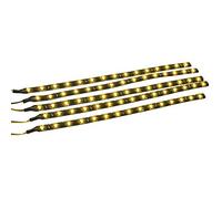 Mintice™ 5 X Yellow 12V 15 Led 30cm Car Auto Vehicle Grille Flexible Waterproof Underbody Light Strip