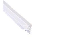 Mintice Bath Door Seal Strip Shower Screen Window Gap Seal Curved Flat Rubber Glass Bottom Weather 8mm 78" inch C Shape